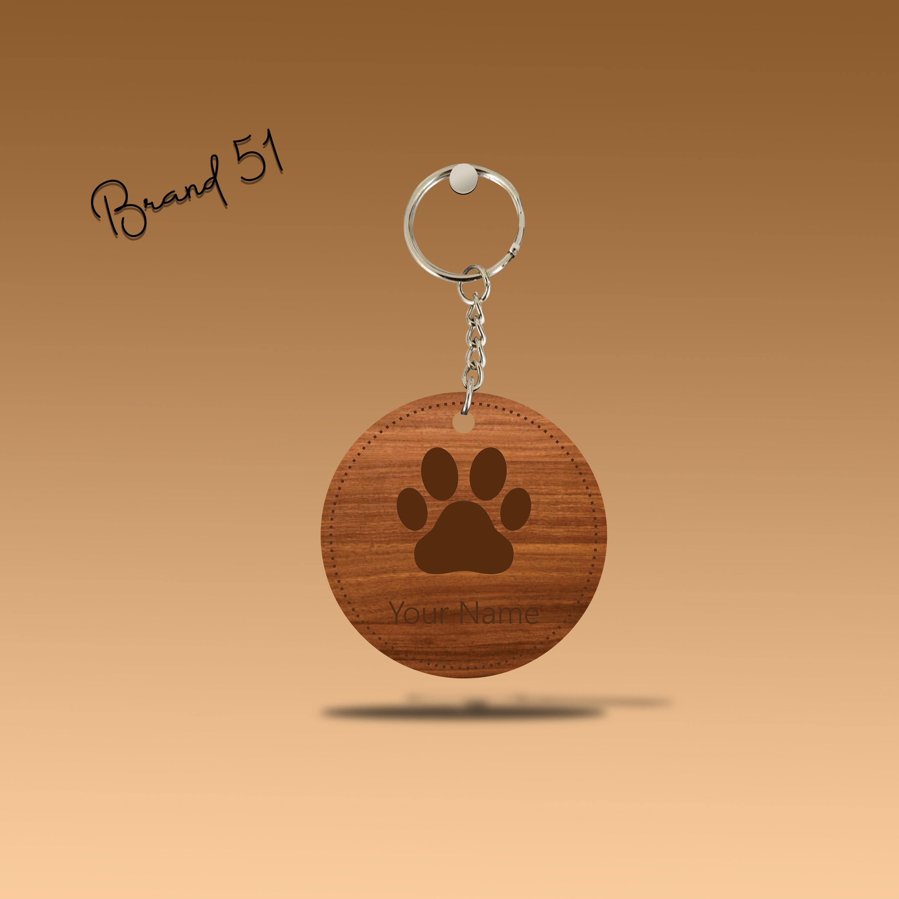 Customized Dog Footprint Keychains – A Paw-some Keepsake