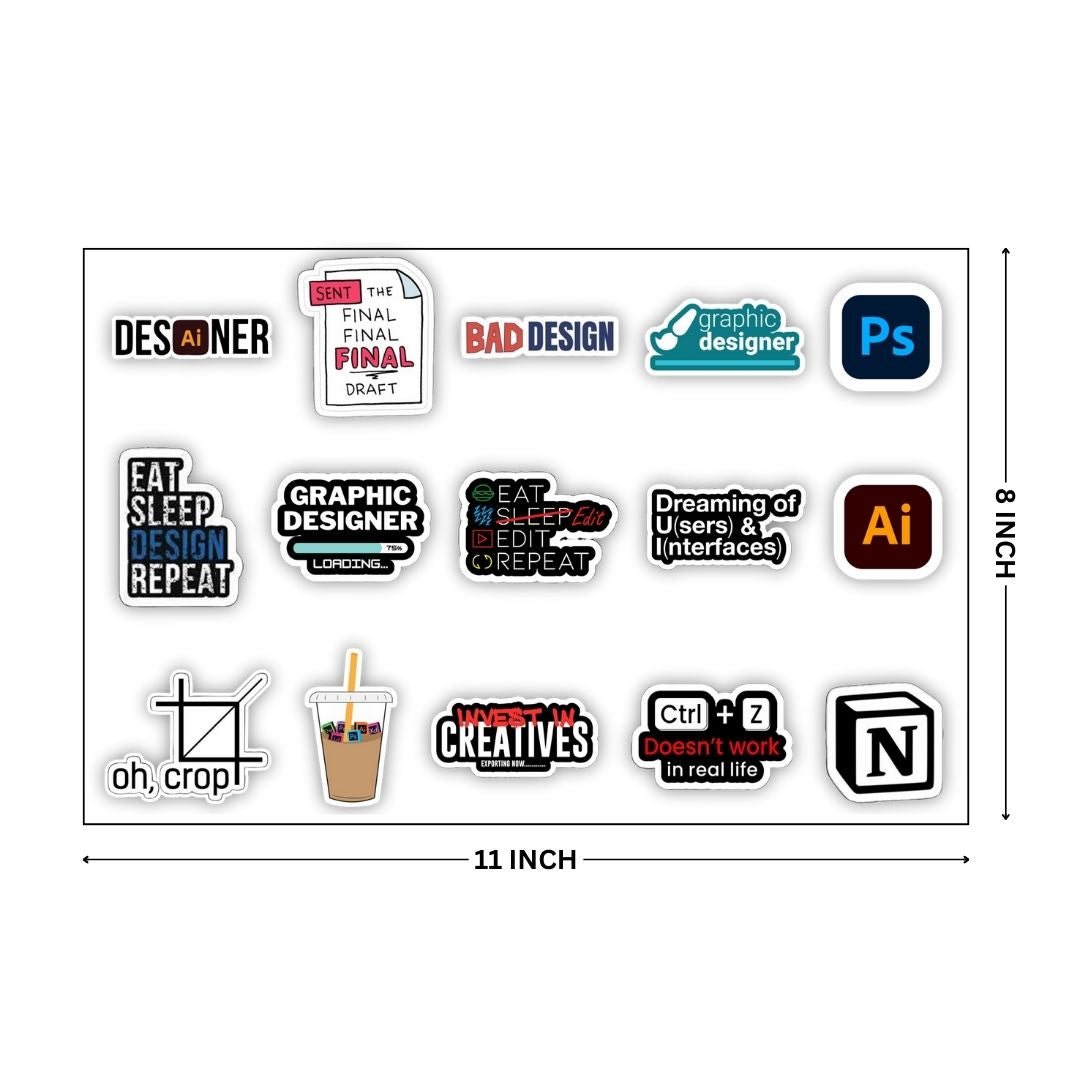 Developer Laptop Stickers – Code, Create, Customize