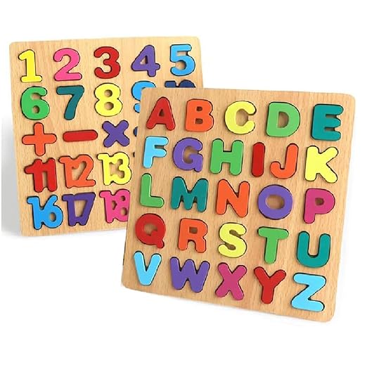 Imagine Art 3D Wooden Puzzles,Alphabet Puzzles for Kids,Numbers Puzzles for Kids,Early Education Toys for Children,Preschool Educational Game(ABC& Numbers)