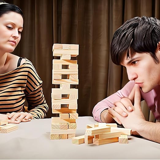 Lust Tower Game for Adults, Exciting Block Tower Game for Adults to Experience Connection Together, Valentine's Day Tumbling Tower Blocks Game for Couples