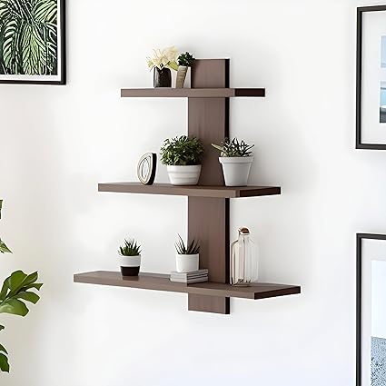 Wall Decor Wall Shelves for Home Decor Items, Living Room and Bedroom | Wall Mount Wooden Wall Shelf