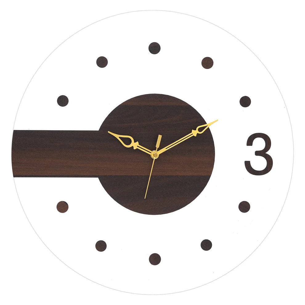 Wooden Acrylic Wall Clock