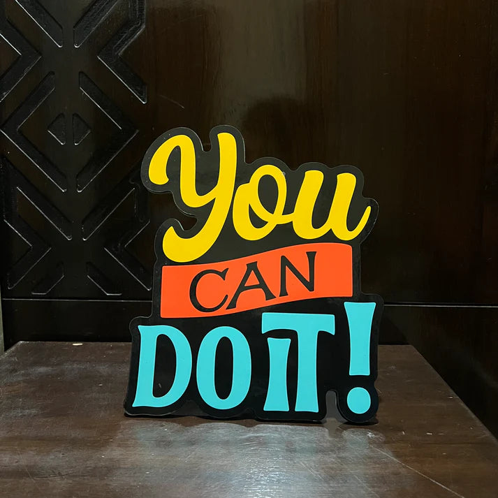 Motivational Quote Table Decor