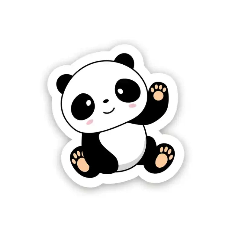 Cute Panda – Laptop Sticker