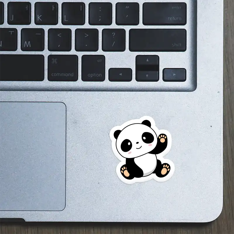 Cute Panda – Laptop Sticker