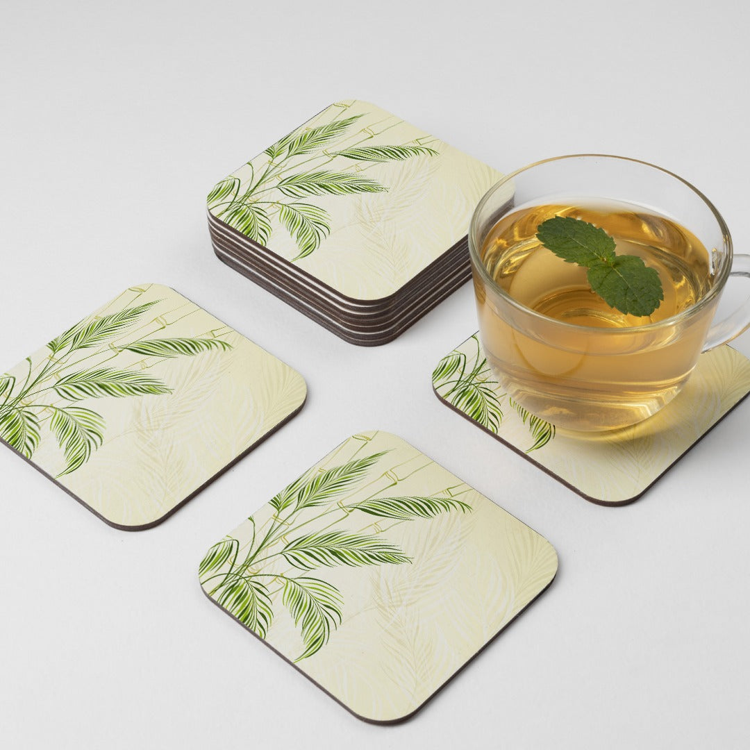 Premium Wooden Coaster Set – Stylish, Durable & Eco-Friendly