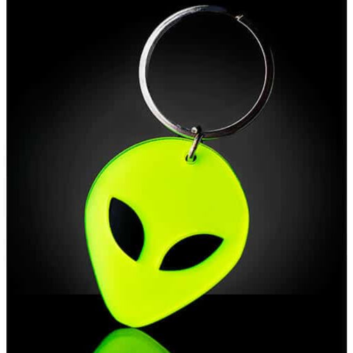 Alien Face Radium 3D Keychain