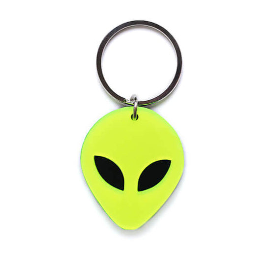 Alien Face Radium 3D Keychain