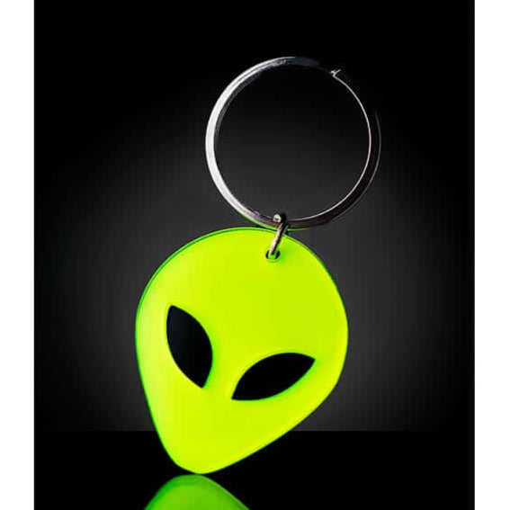 Alien Face Radium 3D Keychain