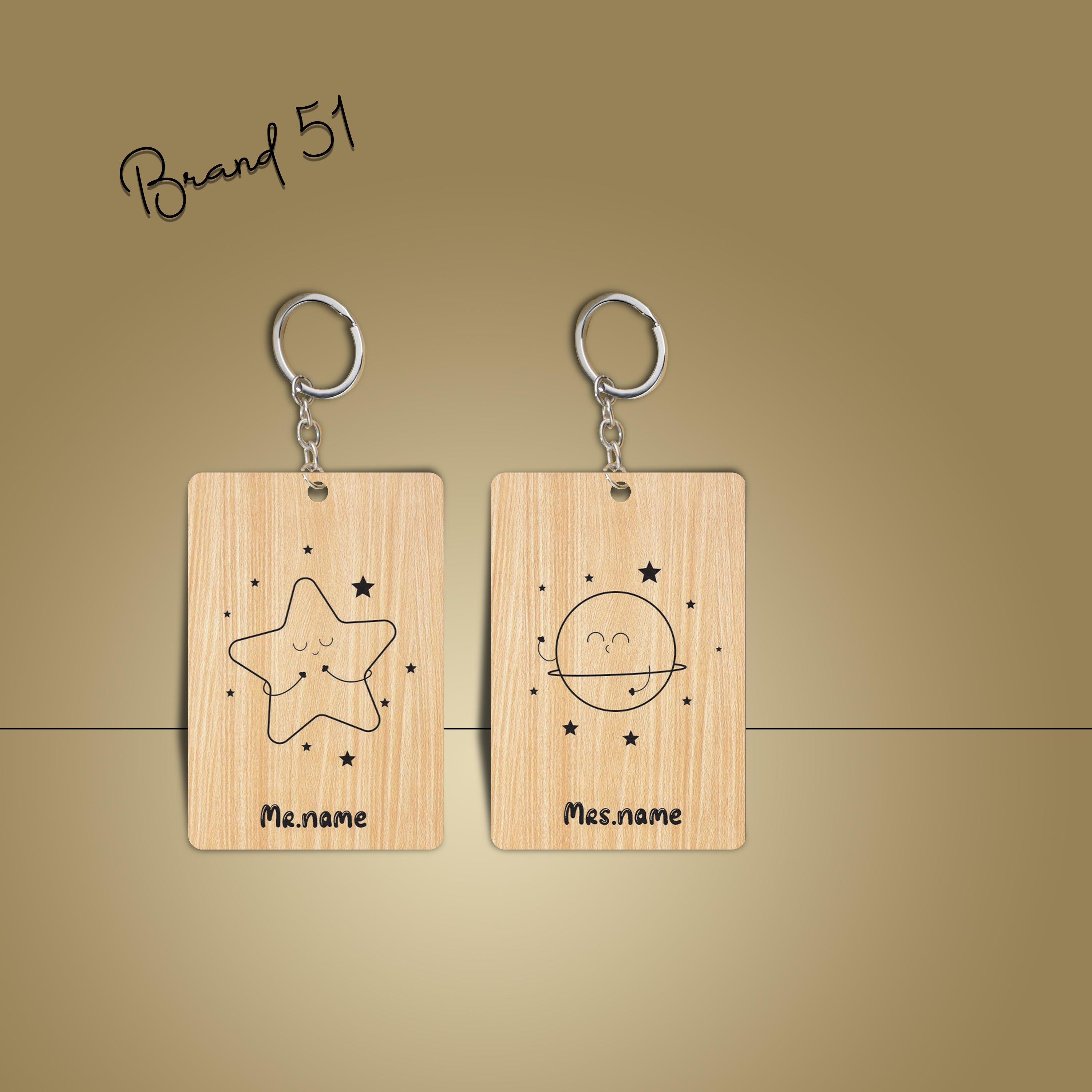 Customized MDF Keychains – Personalized & Stylish Accessories