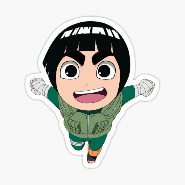 Rock Lee DTF Sticker – Power, Passion & Pure Taijutsu