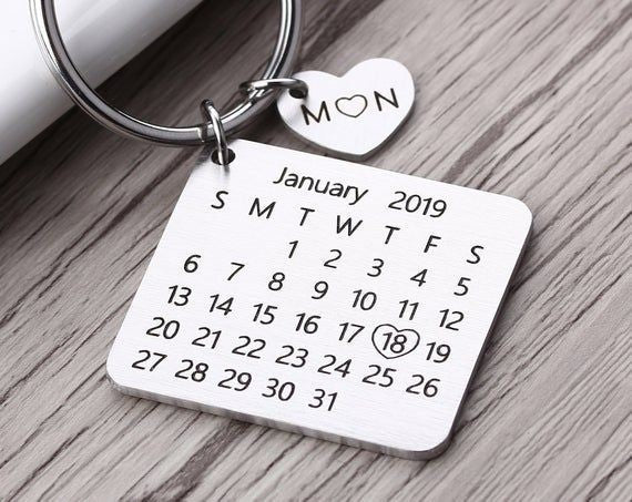 Calendar Keychain