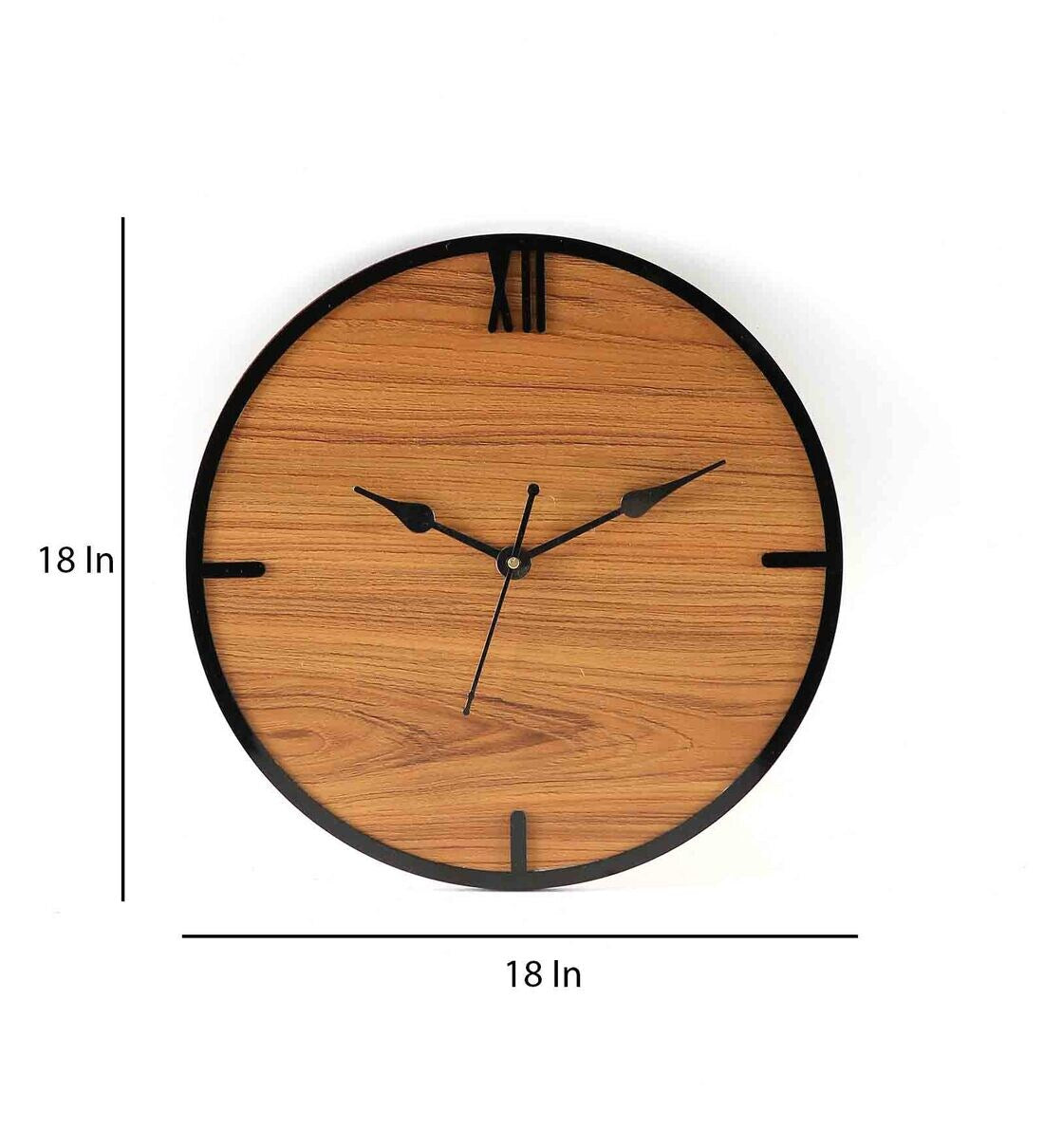 Mdf And Acrylic Analog Saros Wall Clock