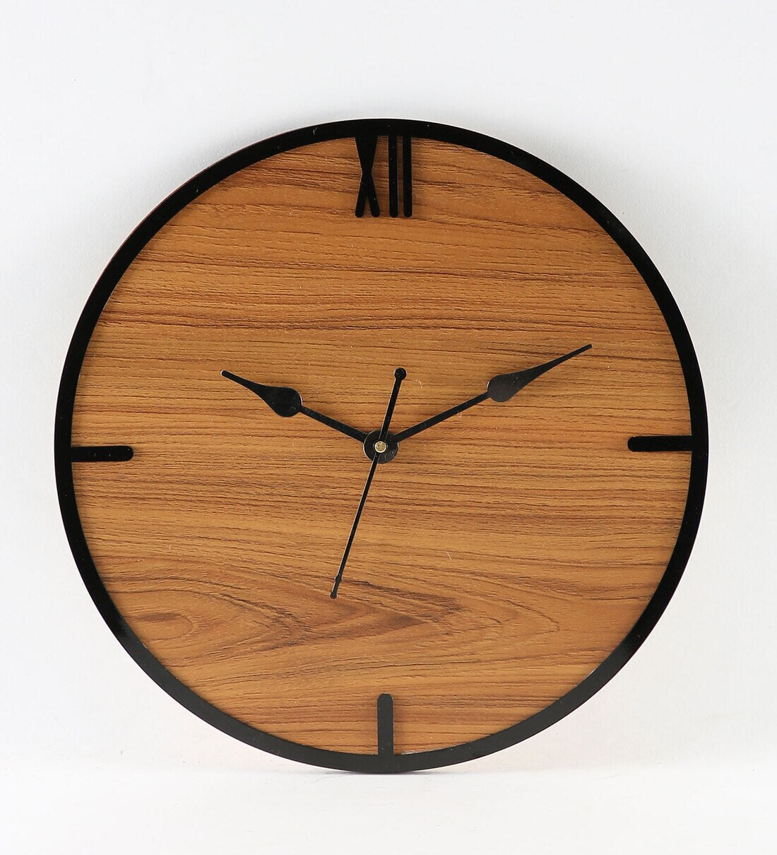 Mdf And Acrylic Analog Saros Wall Clock