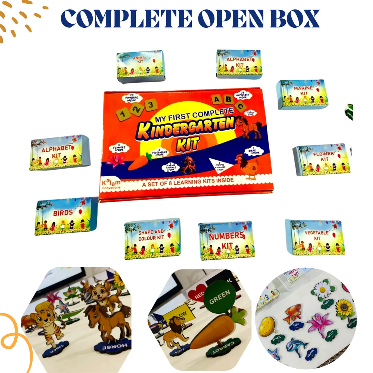 Complete Kindergarten Learning Kit for Kids